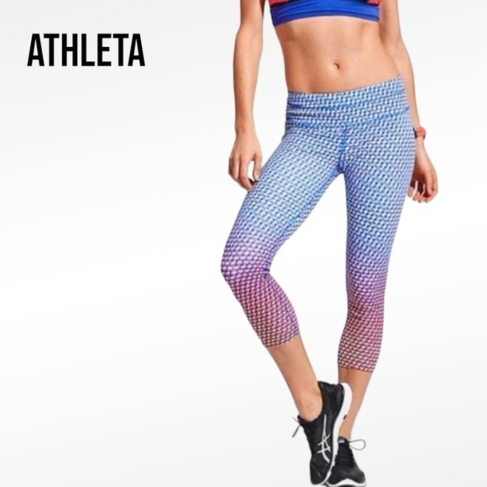 EXCELLENT LIKE NEW CONDITION ATHLETA COMPRESSION LEGGINGS SIZE SMALL